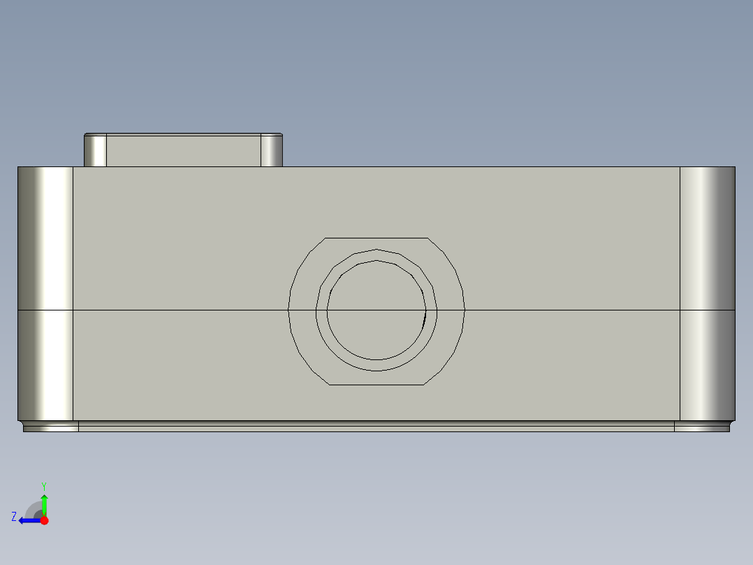 插排外形 SW STP右视图