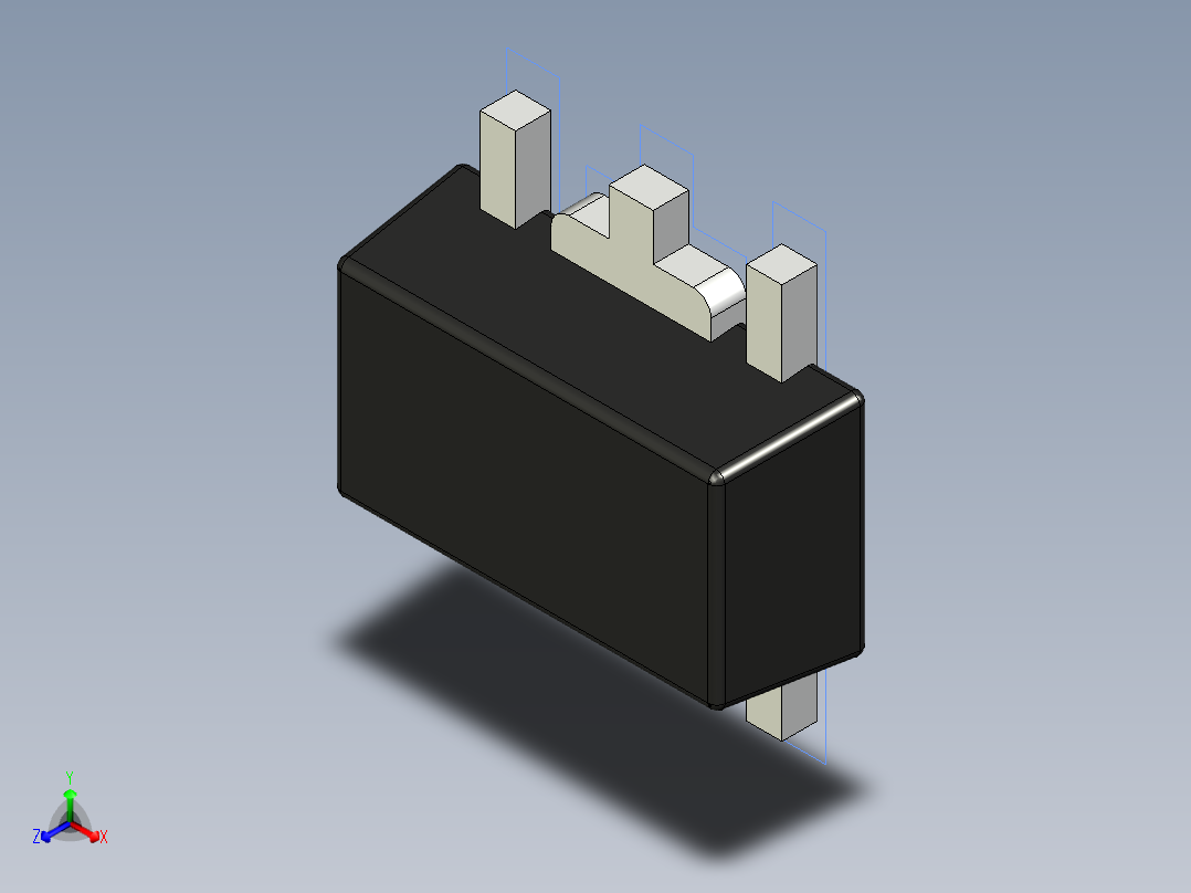 分立半导体元件封装-SOT89-5L