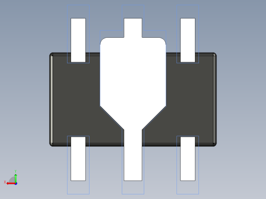 分立半导体元件封装-SOT89-5L后视缩略图