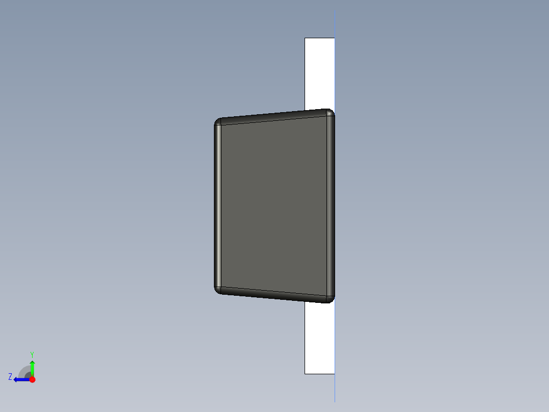 分立半导体元件封装-SOT89-5L右视图