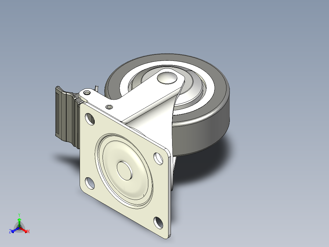 儀器輪、導電輪(750N)5532-3D多系列多零件图纸模型正等轴测图