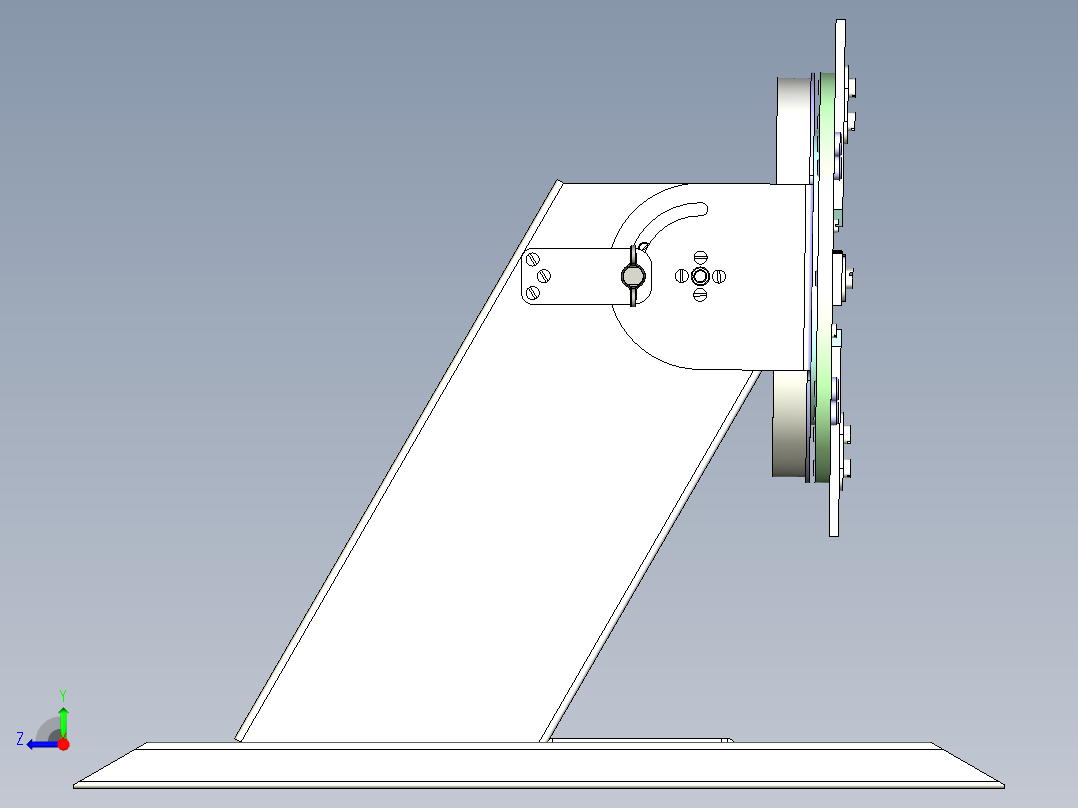轨道焊接工具右视图
