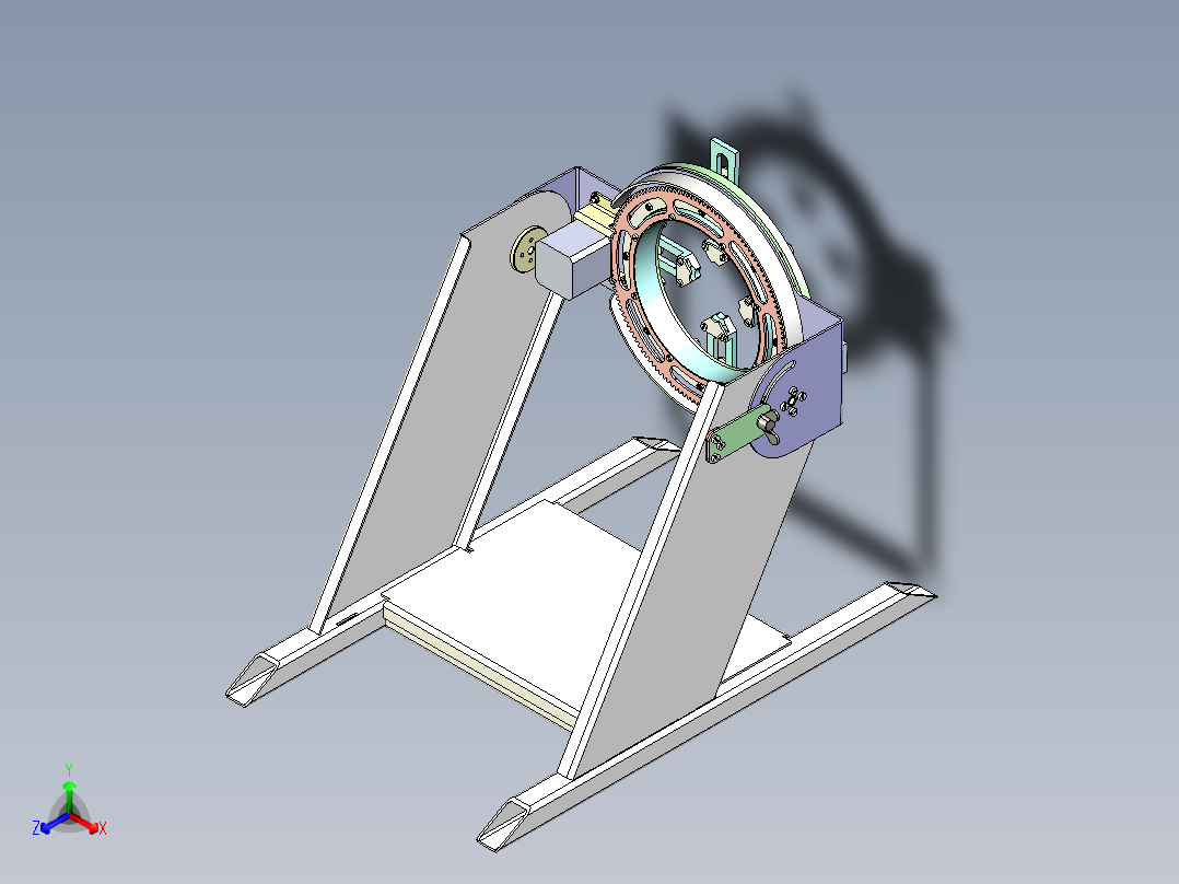 轨道焊接工具正等轴测图