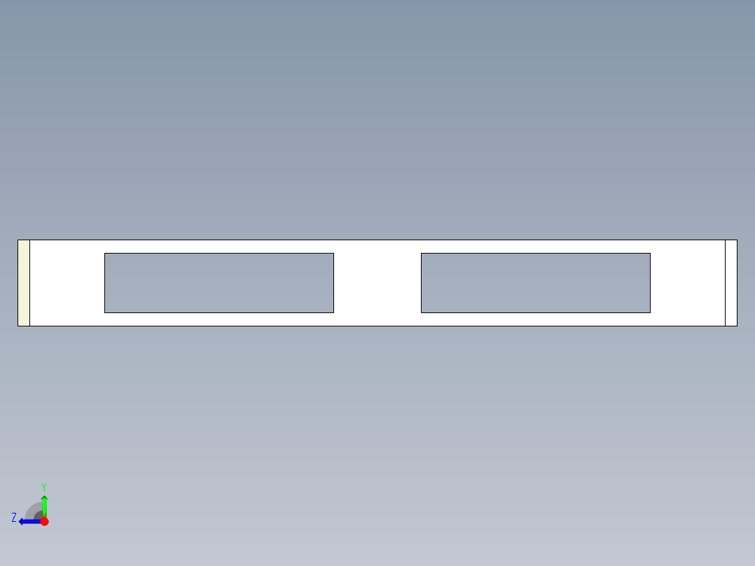 托盘 设计模型 (16)右视图