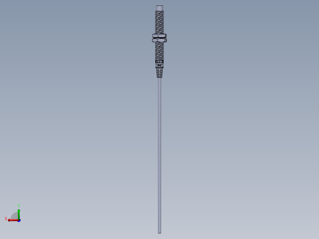 接近开关F3C-08KN02-N 电感式非屏蔽，检测距离2mm后视图