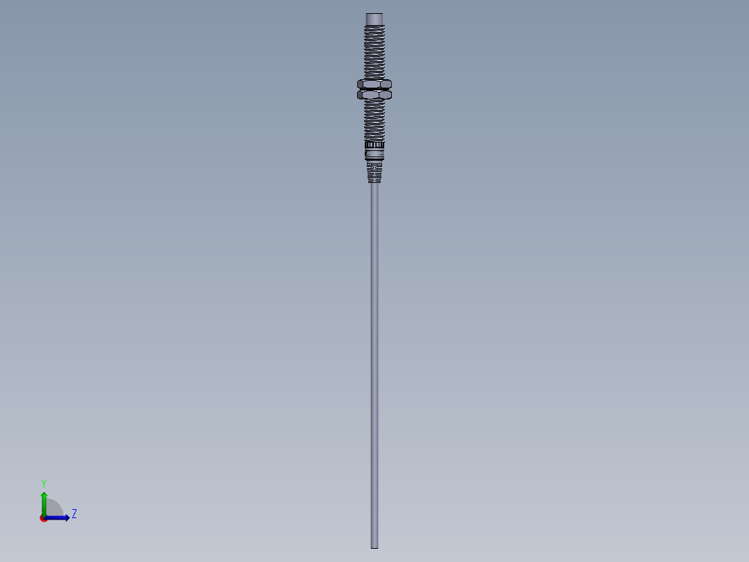 接近开关F3C-08KN02-N 电感式非屏蔽，检测距离2mm左视图