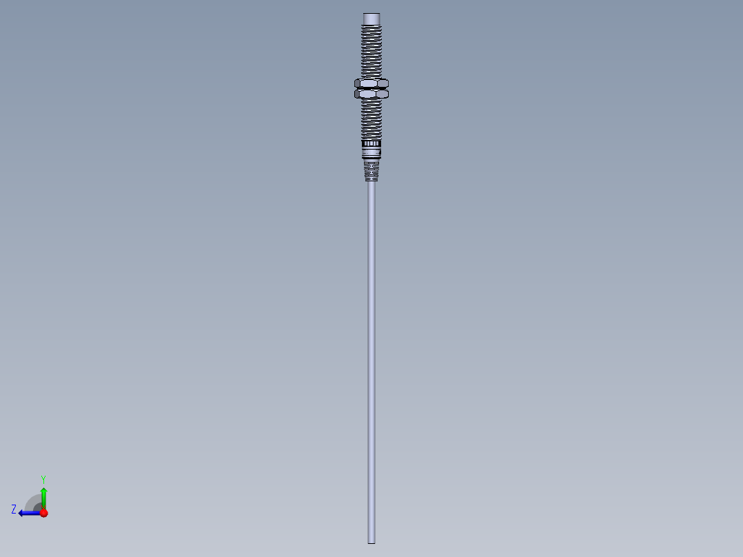 接近开关F3C-08KN02-N 电感式非屏蔽，检测距离2mm右视图