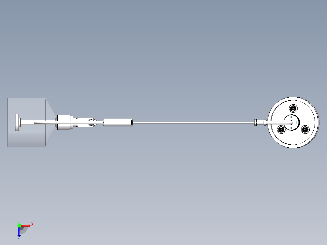 Q202-家居门窗清洗器设计【三维SolidWorks】俯视图