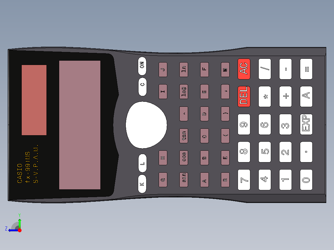 卡西欧计算器11右视图