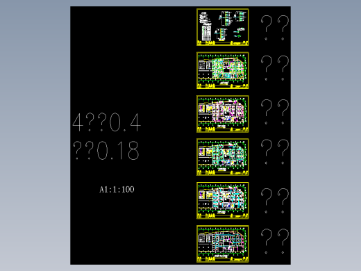 现代中式KTV电气照明设计图