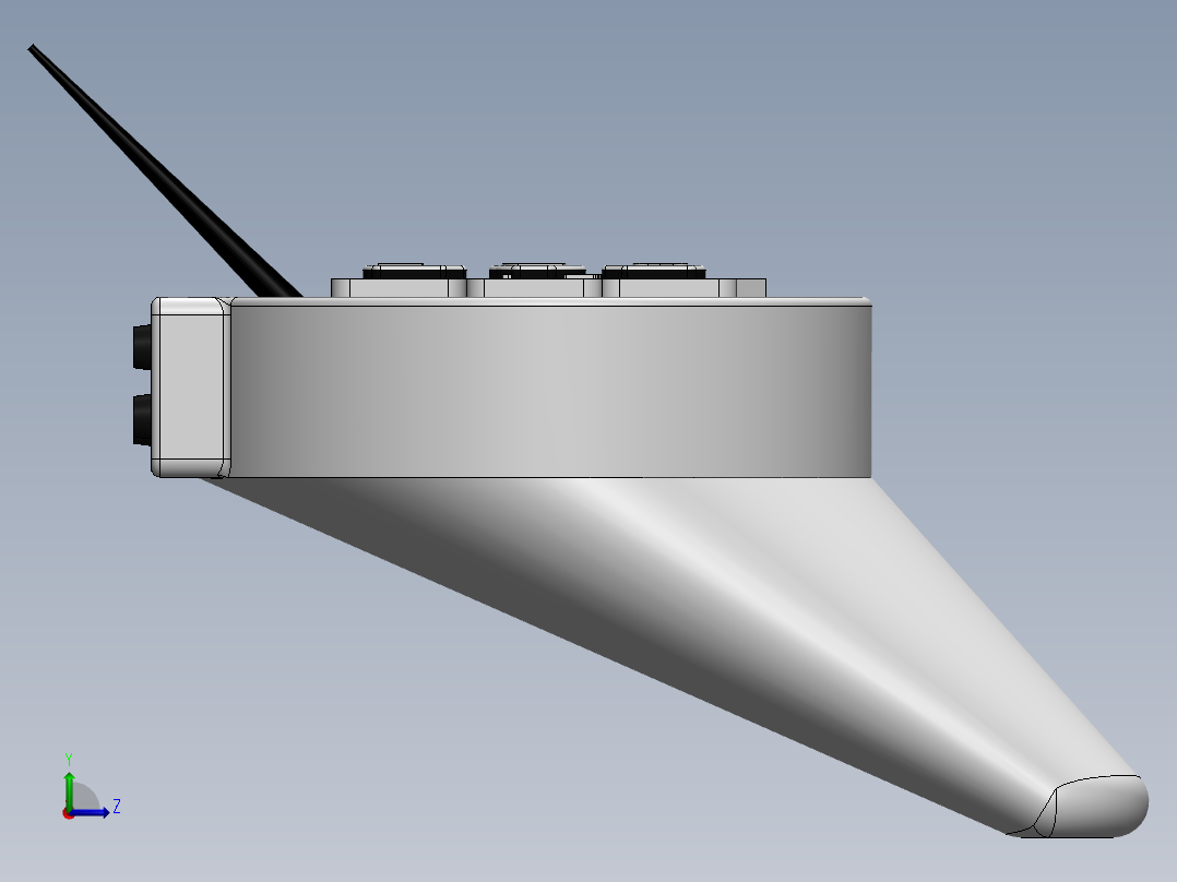 游戏手柄 (2)左视图