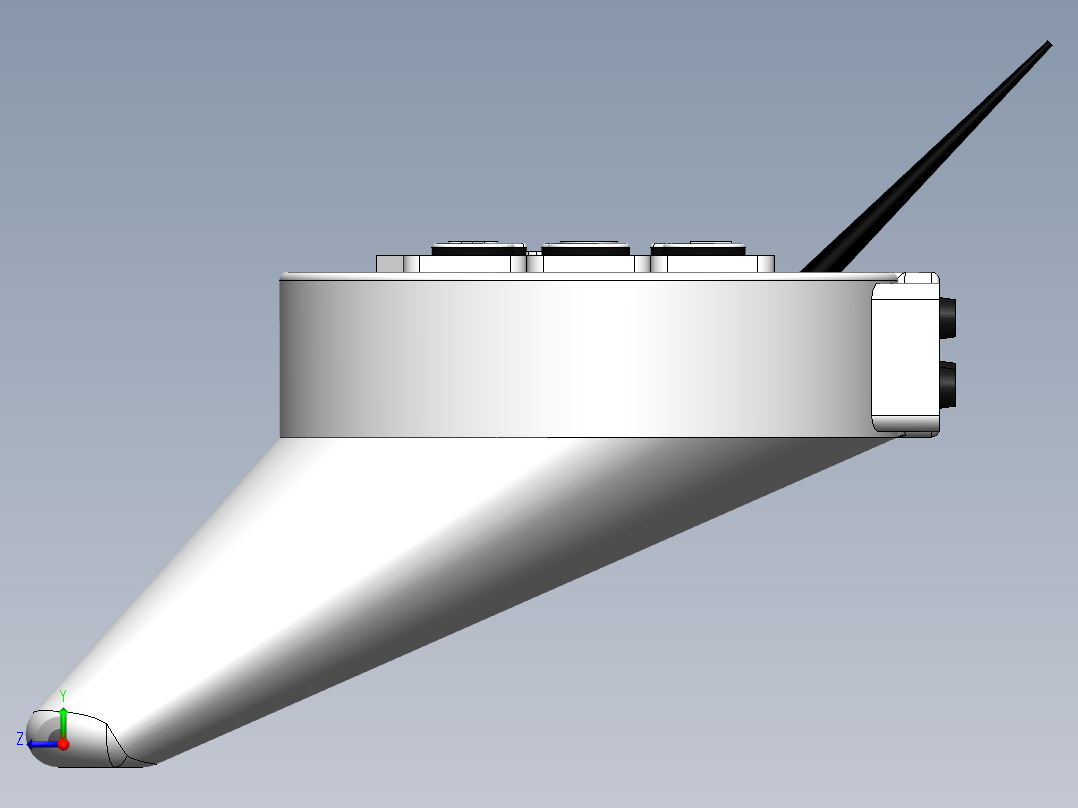 游戏手柄 (2)右视图