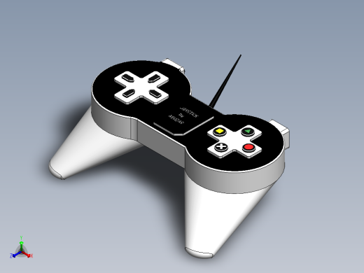 游戏手柄 (2)正等轴测缩略图