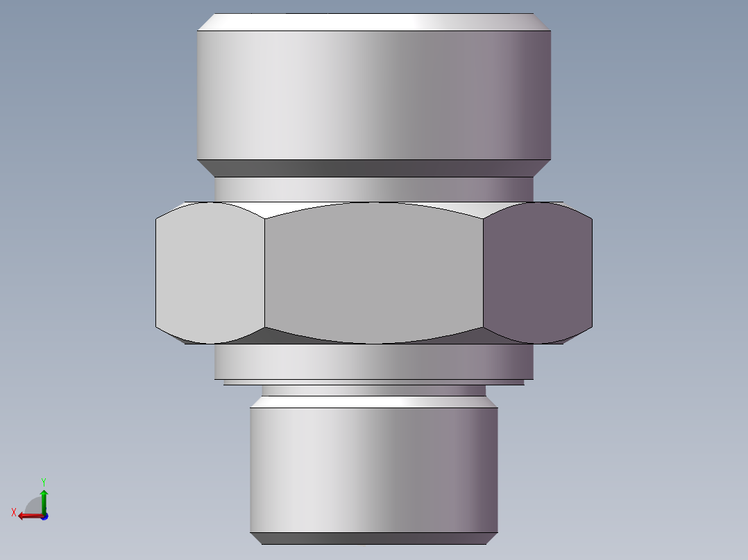 英制管螺纹ED密封、1DB-30-08WD非标后视图