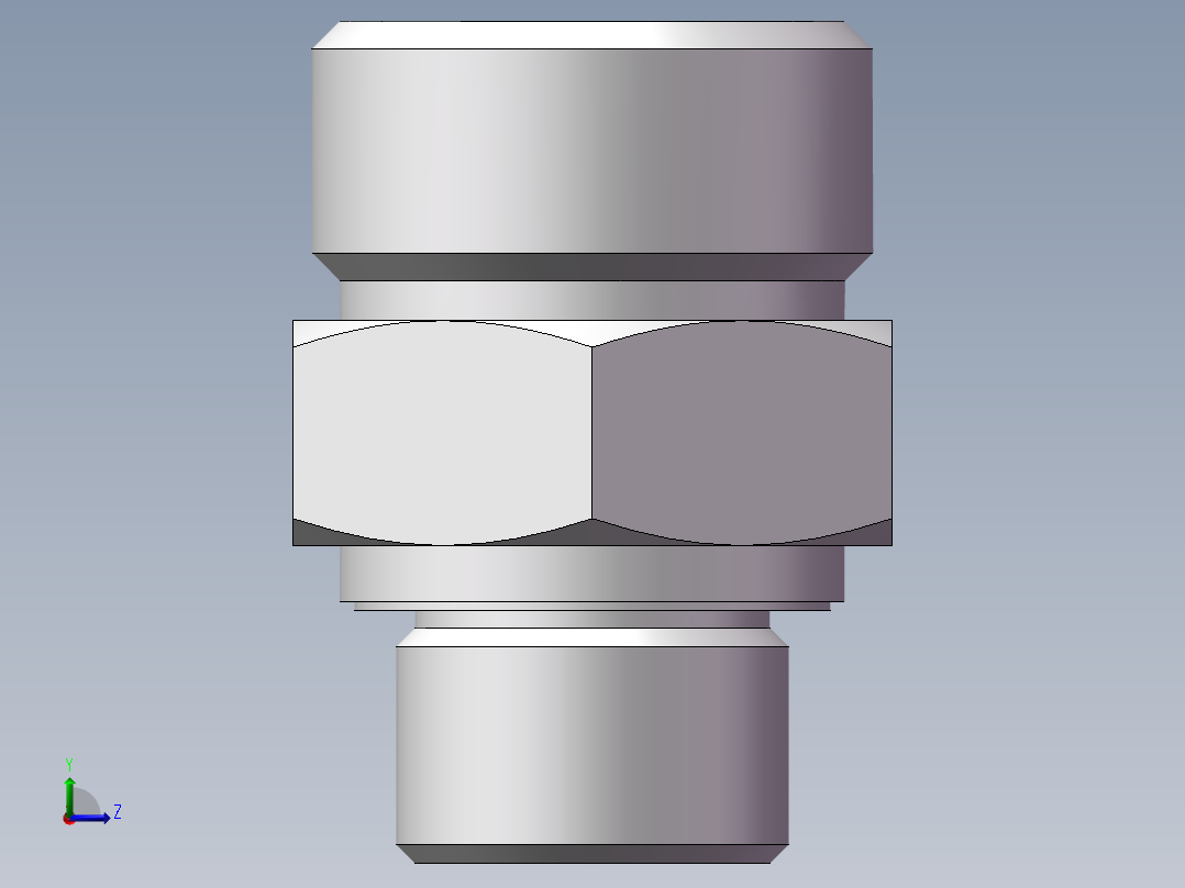 英制管螺纹ED密封、1DB-30-08WD非标左视图