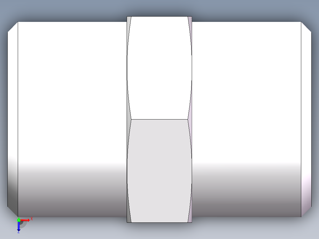 直通接头-G、1C-18俯视图