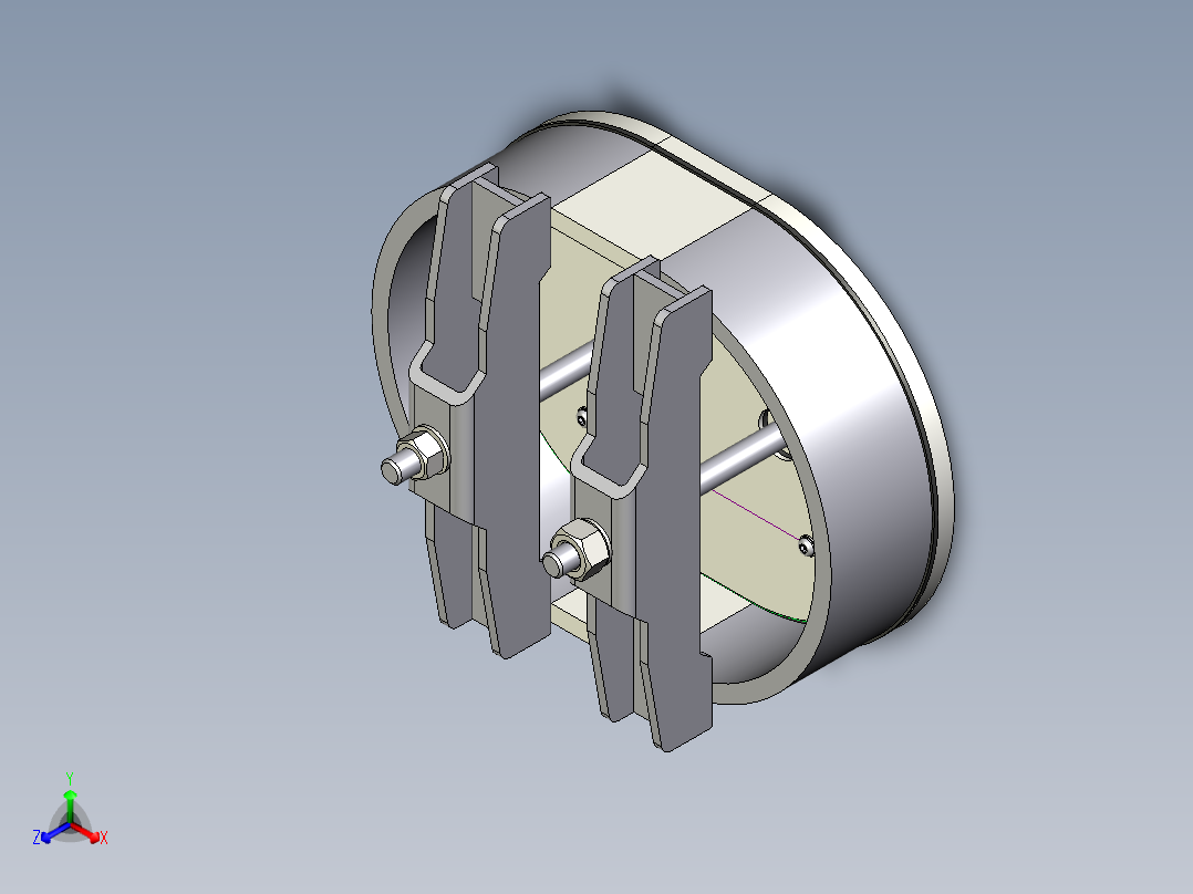 人孔manhole-pressure-350x450-1 3 STP IGS正等轴测图