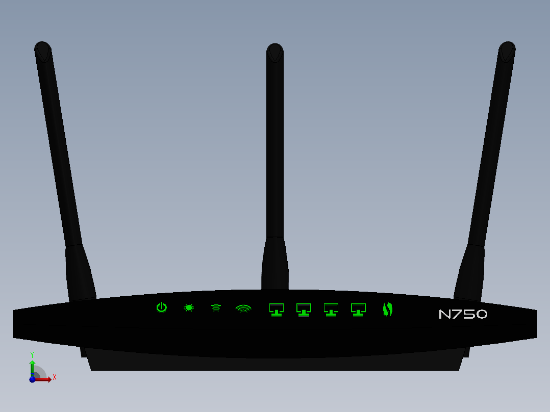 网络设备(30)前视图