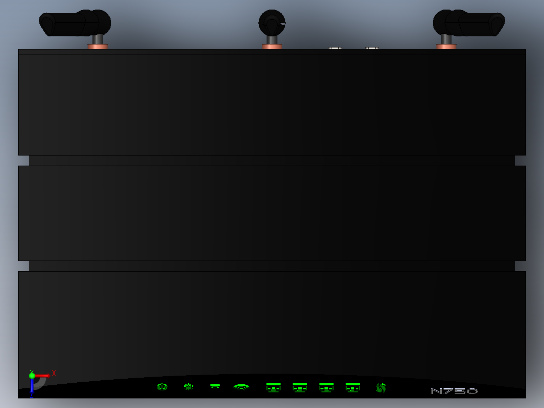 网络设备(30)俯视图