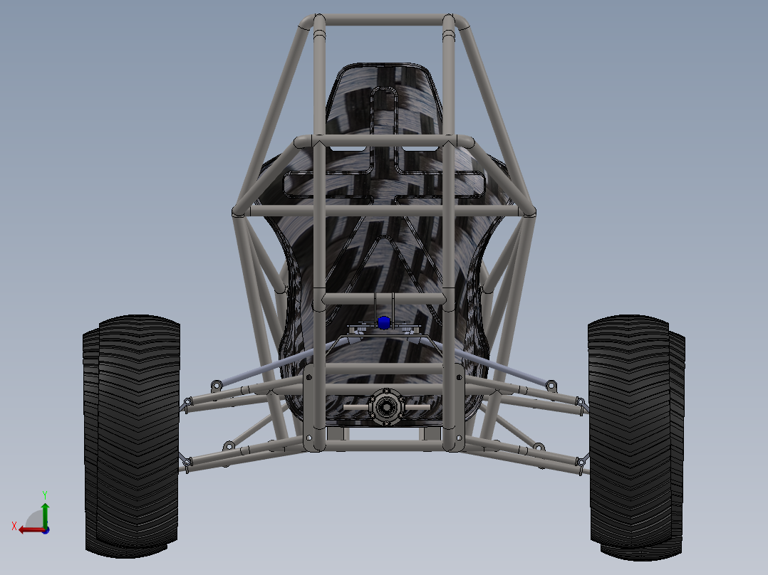 卡丁车 钢管车(86)后视图