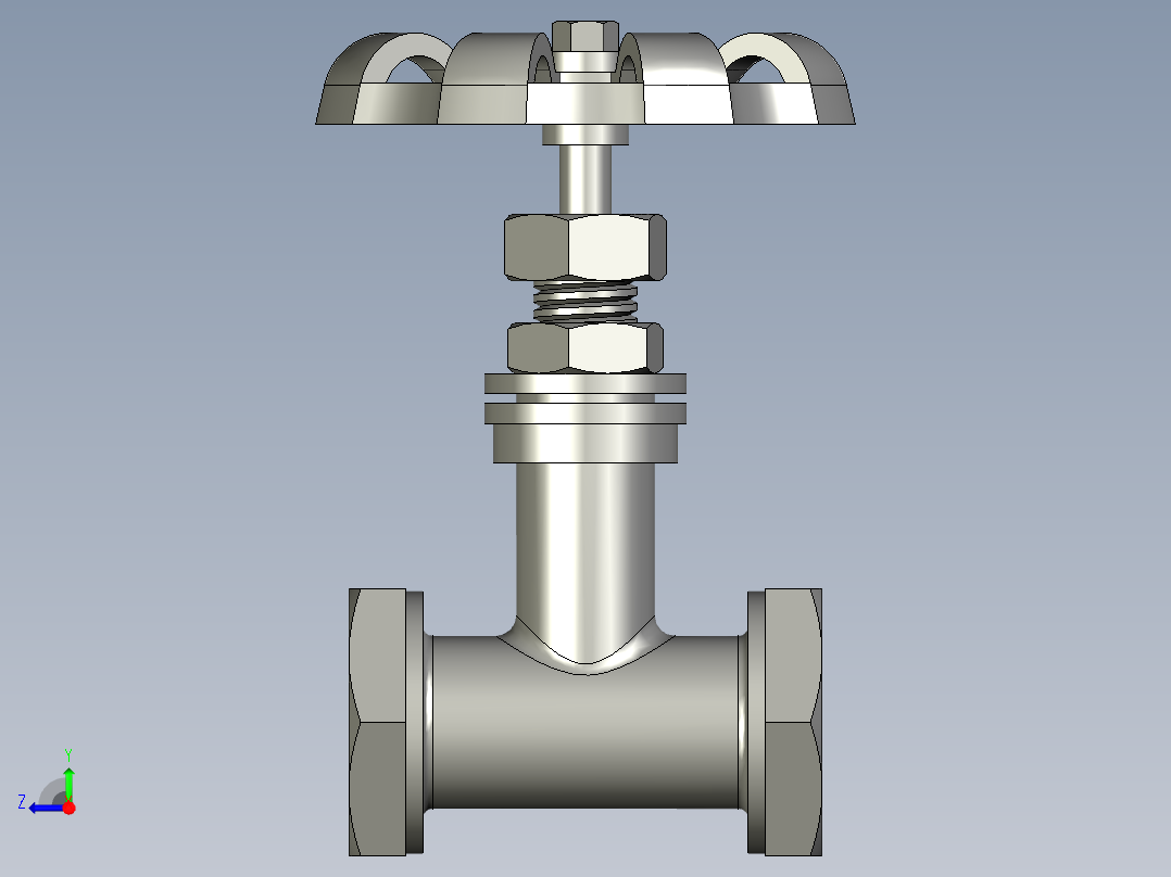 JY-301黄铜截止阀硬密封J11F-16TDN15右视图