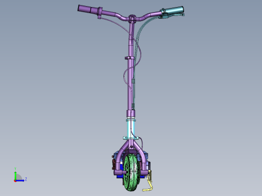 带有交互功能的电动滑板车左视缩略图