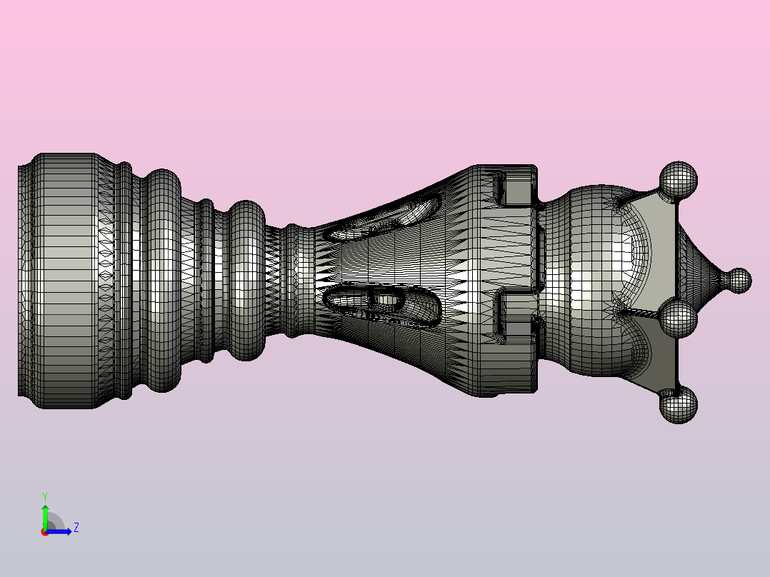国际象棋左视图
