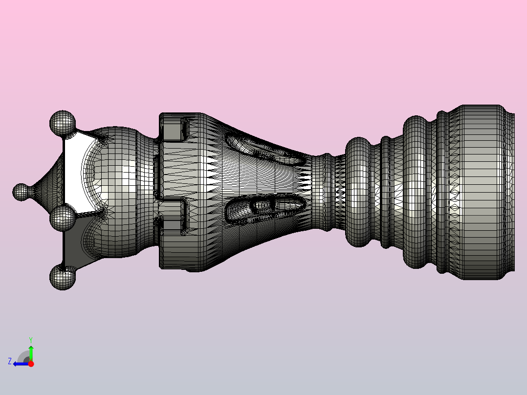 国际象棋右视图