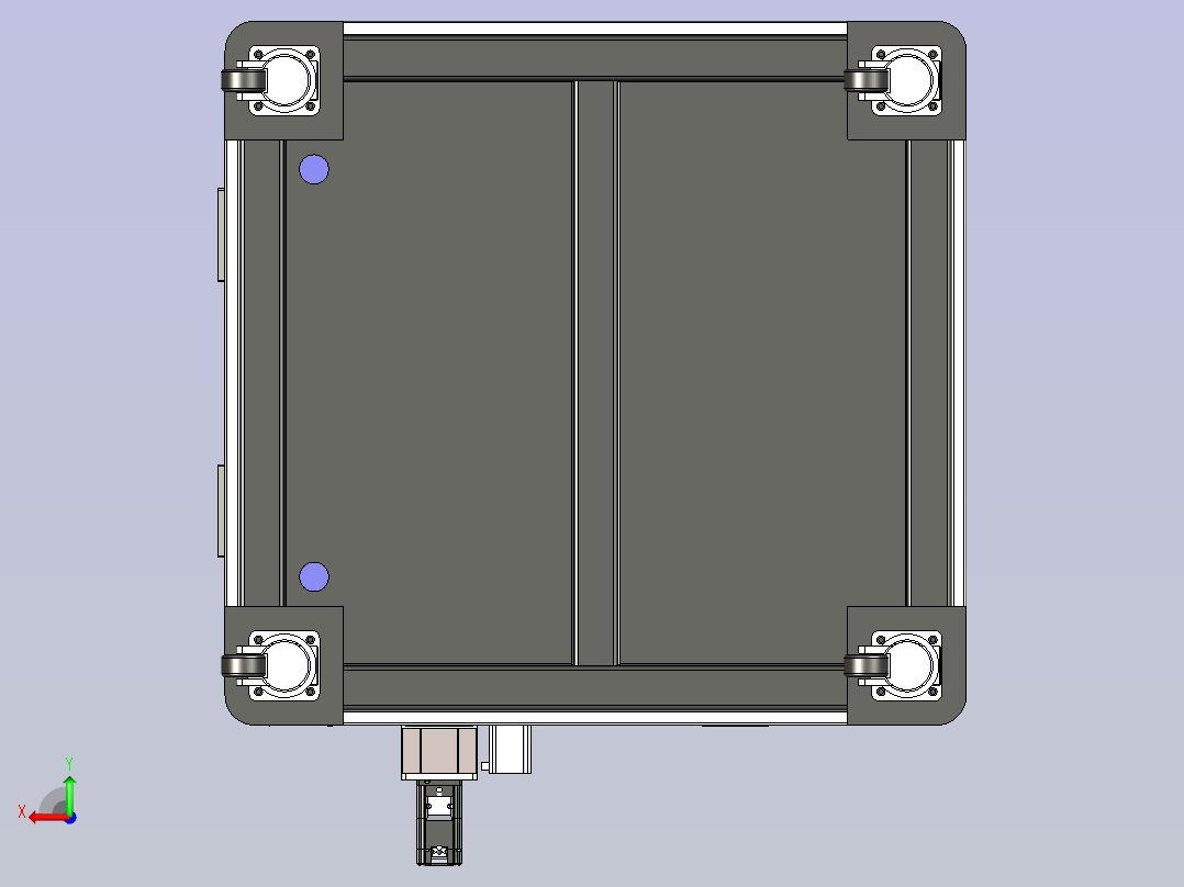 箱体搬运机器人后视图