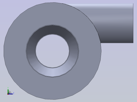 旋风分离器左视缩略图