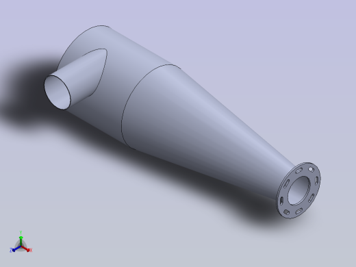 旋风分离器正等轴测缩略图