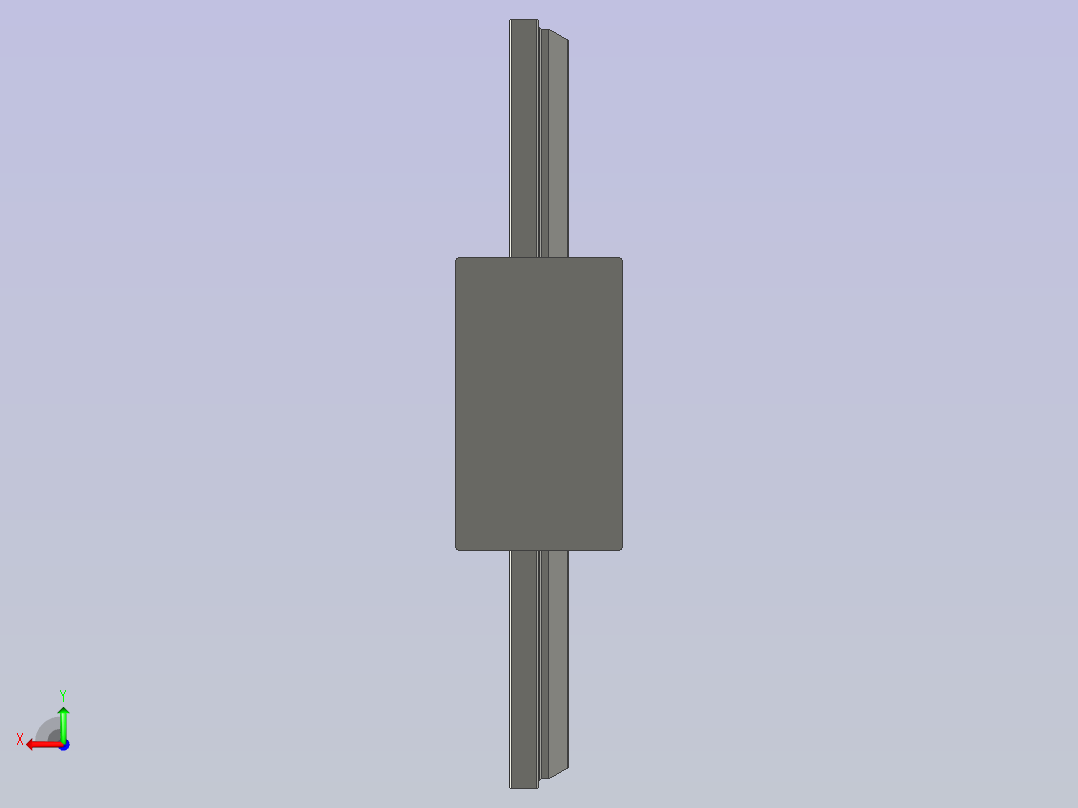 电脑显示器右视图