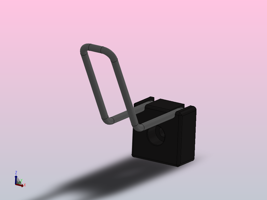 挂钩8系列80×40 黑色_挂钩8系列80×40 黑色主视图