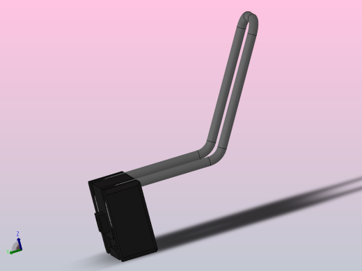 挂钩8系列80×40 黑色_挂钩8系列80×40 黑色左视缩略图