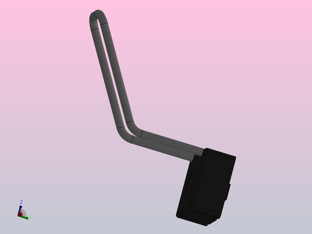 挂钩8系列80×40 黑色_挂钩8系列80×40 黑色右视图