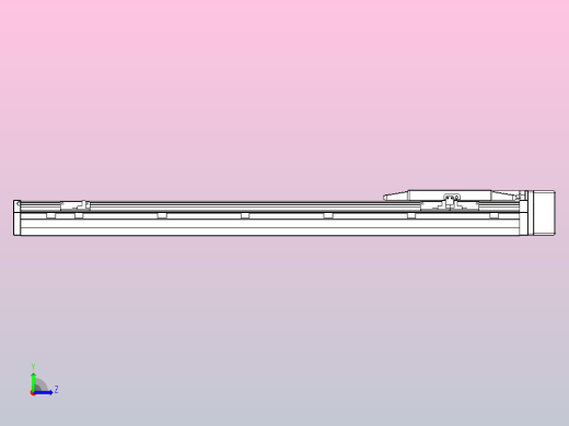 滚珠丝杠直线轴内置导轨TPA-GCR-150-2010C-L650-ML-M75-N3左视缩略图