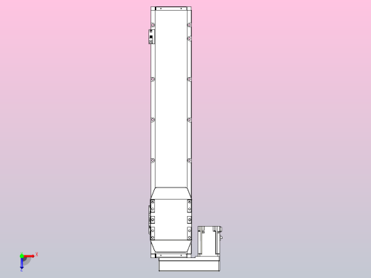 滚珠丝杠直线轴内置导轨TPA-GCR-150-2010C-L650-ML-M75-N3俯视缩略图