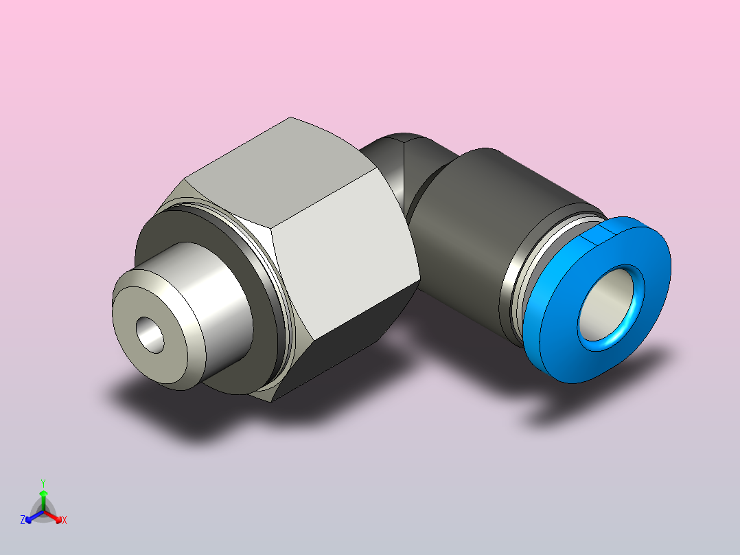 快插接头QSML-M5-3-100主视图