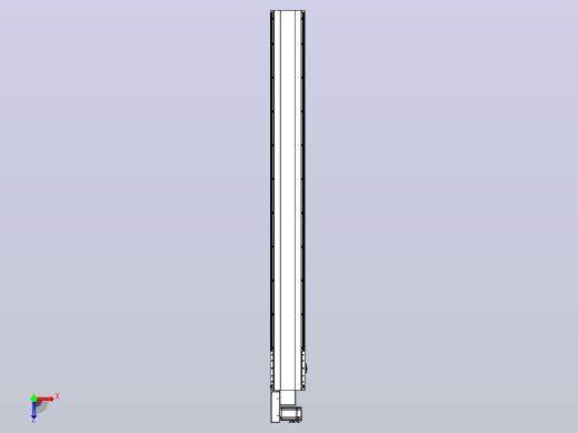 皮带直线轴半封闭可选导轨TPA-HNB-202D-140-L1900-ML-C-P75-N3俯视缩略图