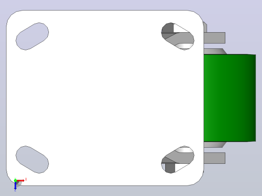 脚轮PARTserver50500468俯视缩略图