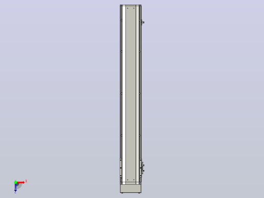 SYS12-650-BM-200W滚珠花健、支撑座、滚珠丝杠、交叉导轨、直线模组.STEP俯视缩略图
