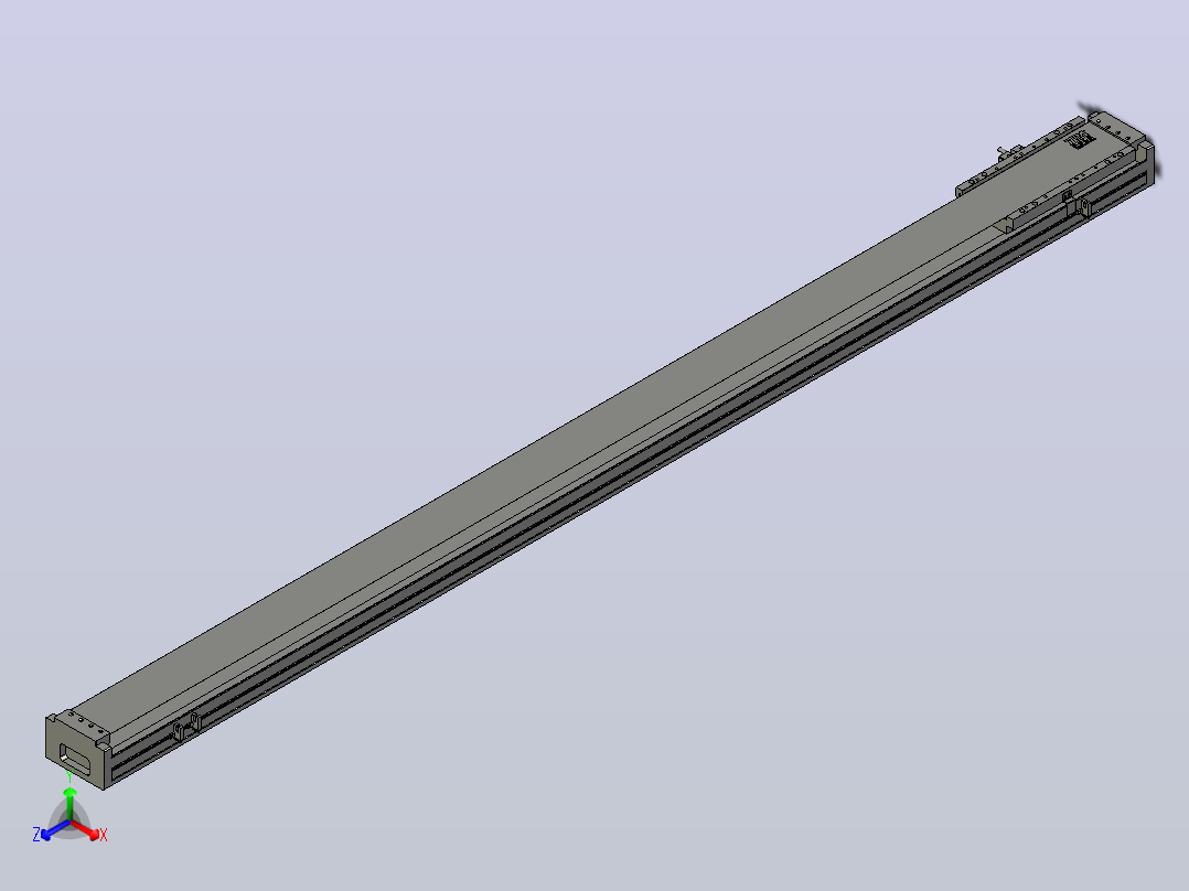 直驱直线电机轴TPA-LNP3-120-35C4-1-L1800-3-C-10-N3主视图