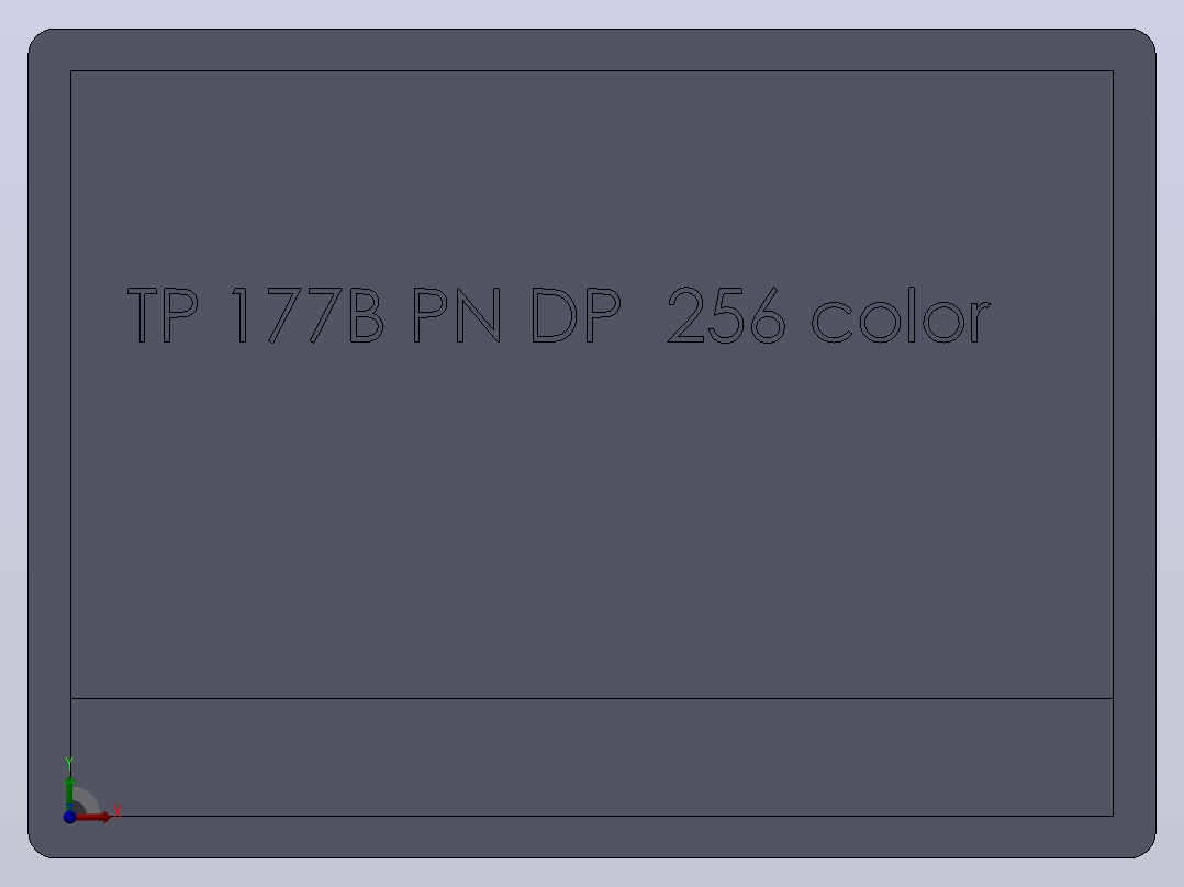 西门子触摸屏TP177BSIMATIC-HMI-TP177B-PN-DP-256color前视图