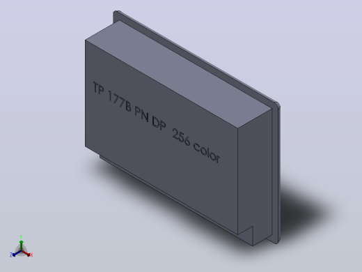 西门子触摸屏TP177BSIMATIC-HMI-TP177B-PN-DP-256color正等轴测缩略图