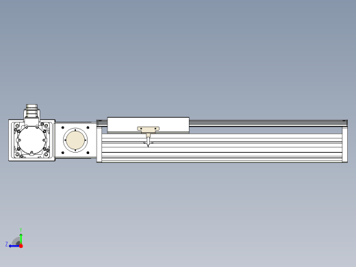 皮带直线轴半封闭可选导轨TPA-HNB-220D-176-L300-ML-Y-P1K-N3右视缩略图