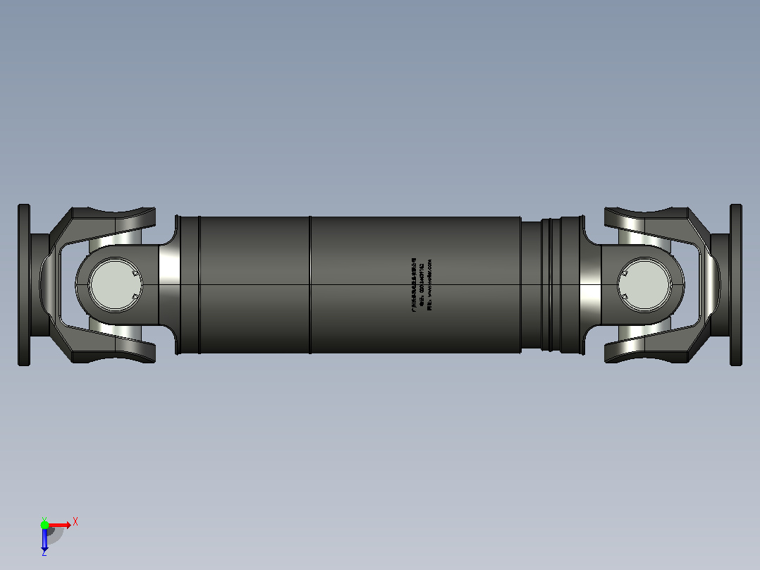SWC-1型--轻型十字轴式万向联轴器[SW-I75-A-335]俯视图