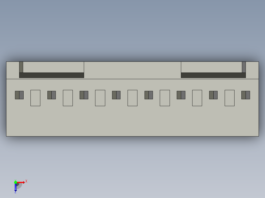 MOLEX尼龙连接器22-04-1081俯视图