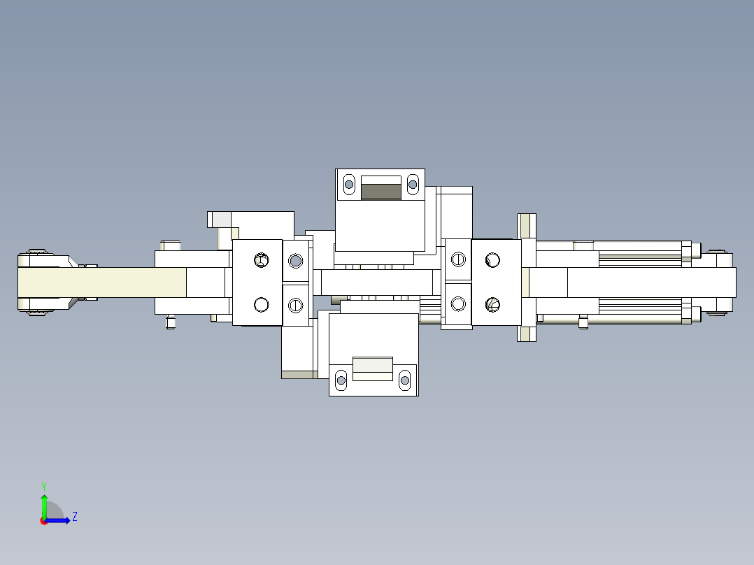 双向弧形压紧机构设计X_T左视图