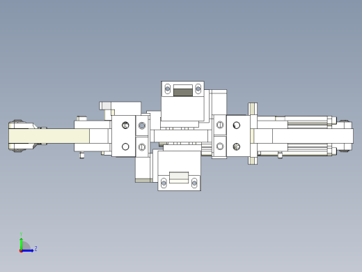 双向弧形压紧机构设计X_T左视缩略图