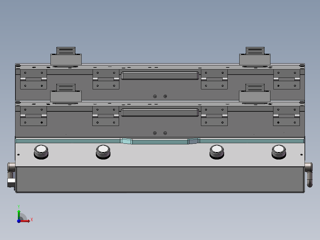 bridge board 测试夹具前视图